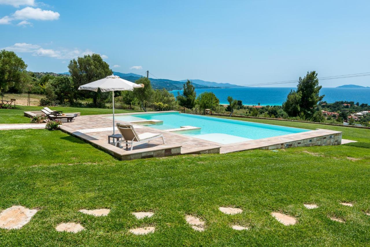 Sithonian Blue Royal Villa Nikíti Kültér fotó