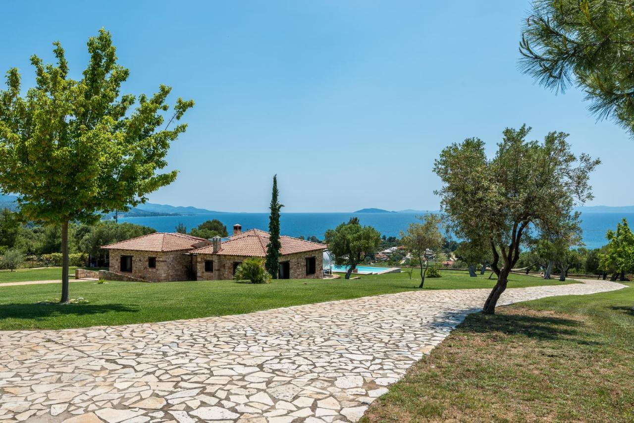 Sithonian Blue Royal Villa Nikíti Kültér fotó